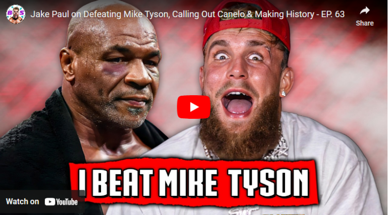 Jake Paul and Mike Tyson