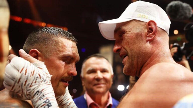 Oleksandr Usyk and Tyson Fury