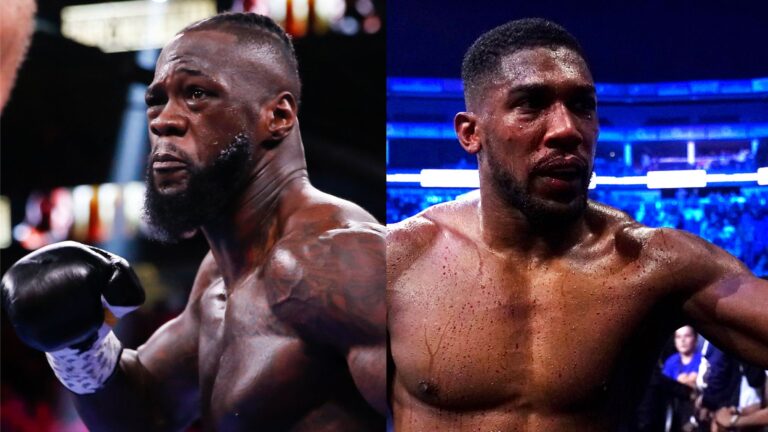 Anthony Joshua and Deontay Wilder