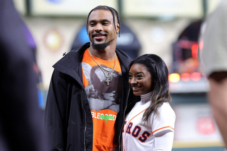 Simone Biles and Jonathan owens