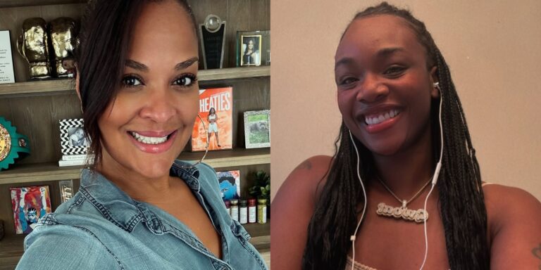 Claressa Shields and Laila Ali