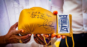 President Bola Tinubu and Anthony Joshua