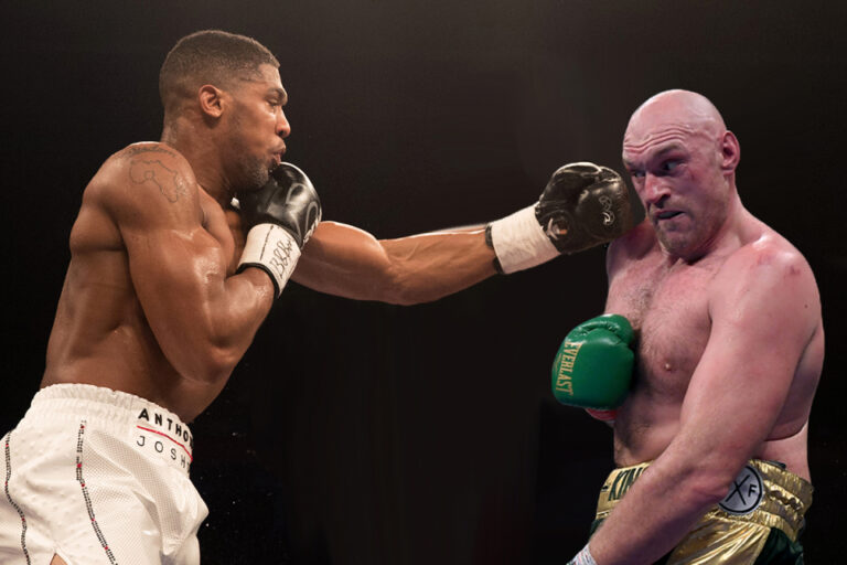 Anthony Joshua and Tyson Fury