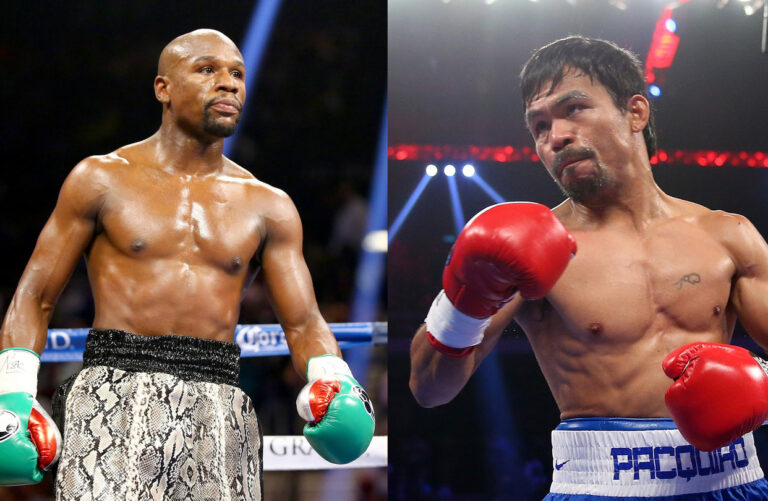 Floyd Mayweather and Manny Pacquiao