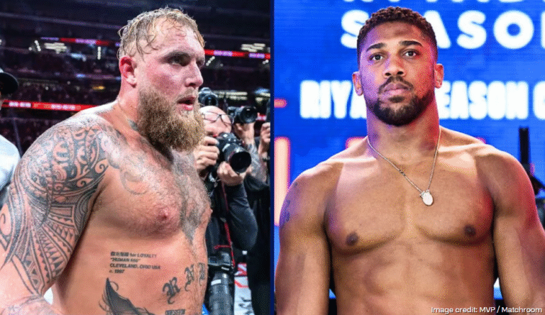 Jake Paul and Anthony Joshua