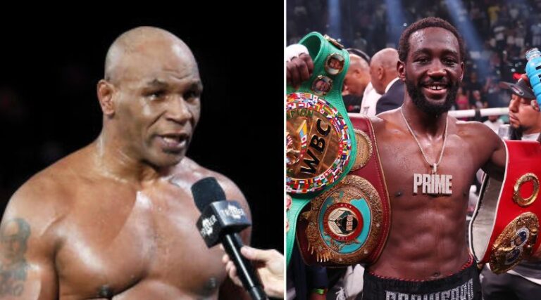 Terence Crawford and Mike Tyson