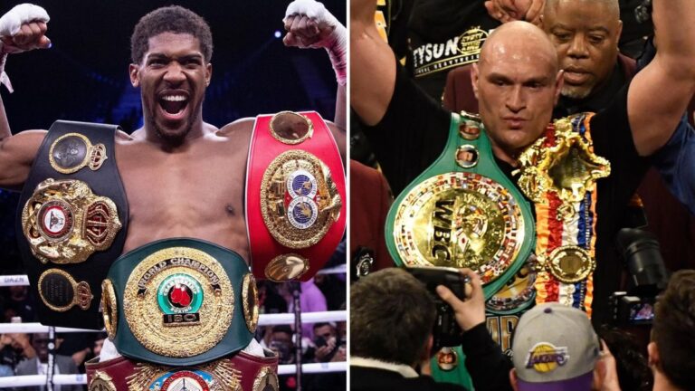 Anthony Joshua and Tyson Fury