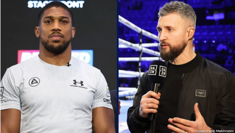Carl Froch and Anthony Joshua 