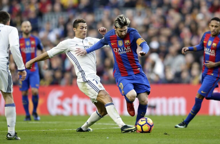 Cristiano Ronaldo and Lionel Messi