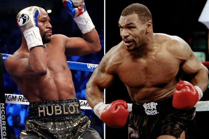 Floyd Mayweather and Mike Tyson