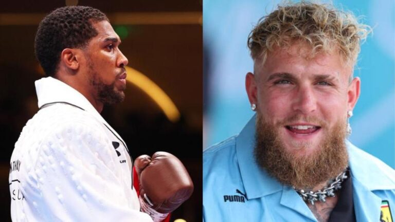 Jake Paul and Anthony Joshua