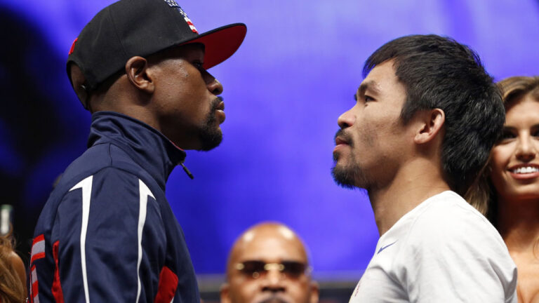 Manny Pacquiao and Floyd Mayweather