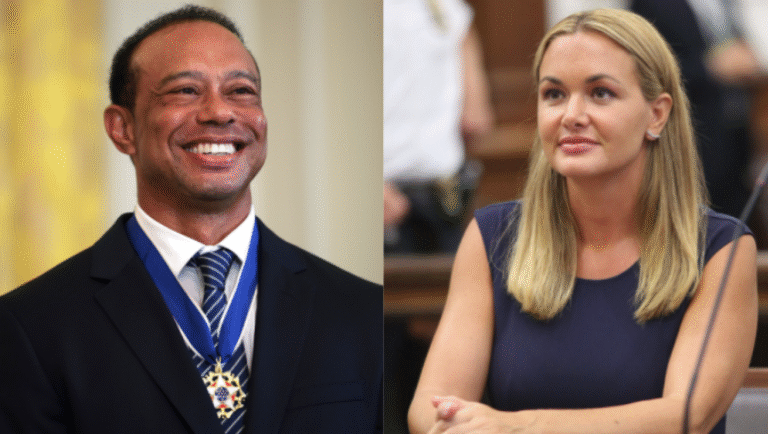 Tiger Woods and Vanessa Trump