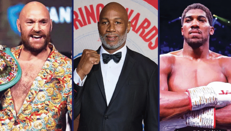 Lennox Lewis and Tyson Fury and Anthony Joshua