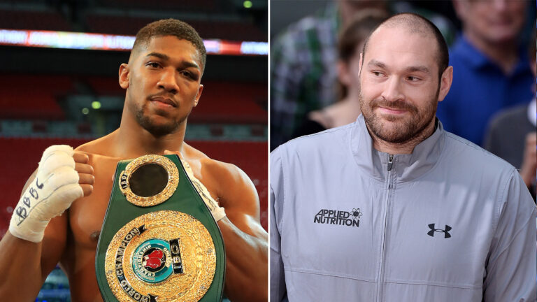 Anthony Joshua and Tyson Fury