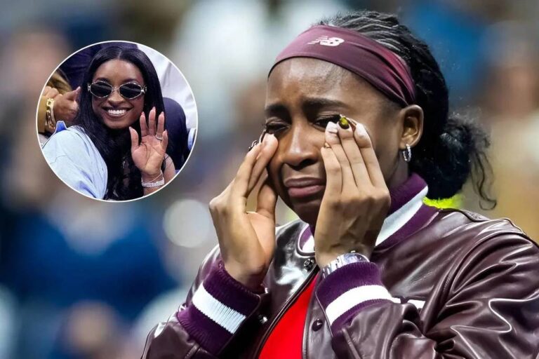 Simone Biles and Coco Gauff