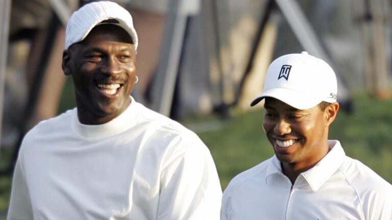 Tiger Woods and Michael Jordan